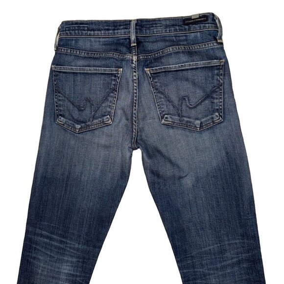 CITIZENS OF HUMANITY, Phoebe jeans 26, slim straight crop, denim, medium wash - Picture 5 of 11